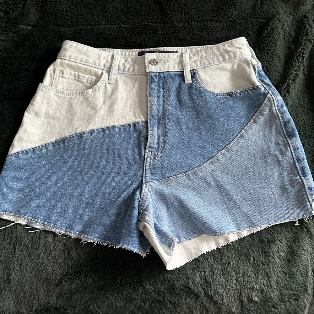 Hollister Jean patchwork shorts